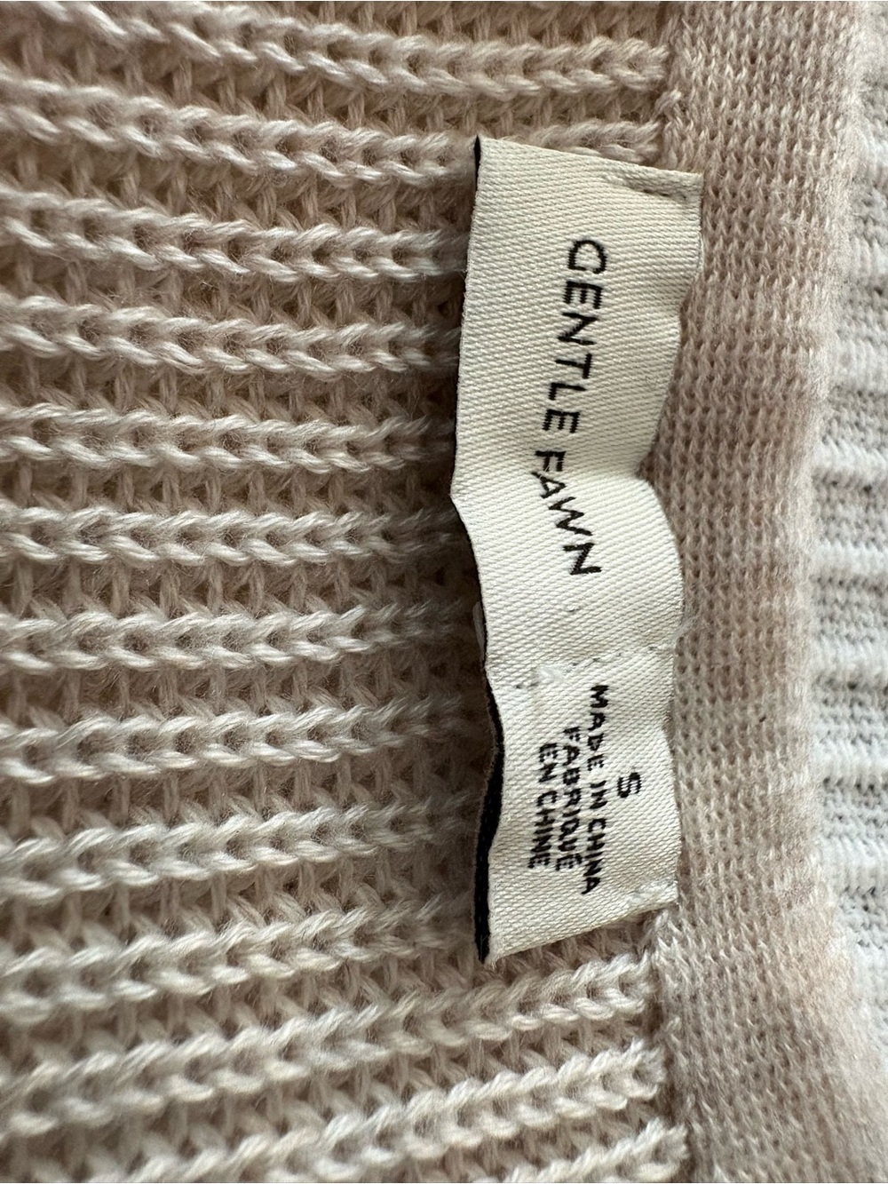 Gentle Fawn Annalise Striped Knit V-Neck Slouchy Sweater - Picture 5 of 7